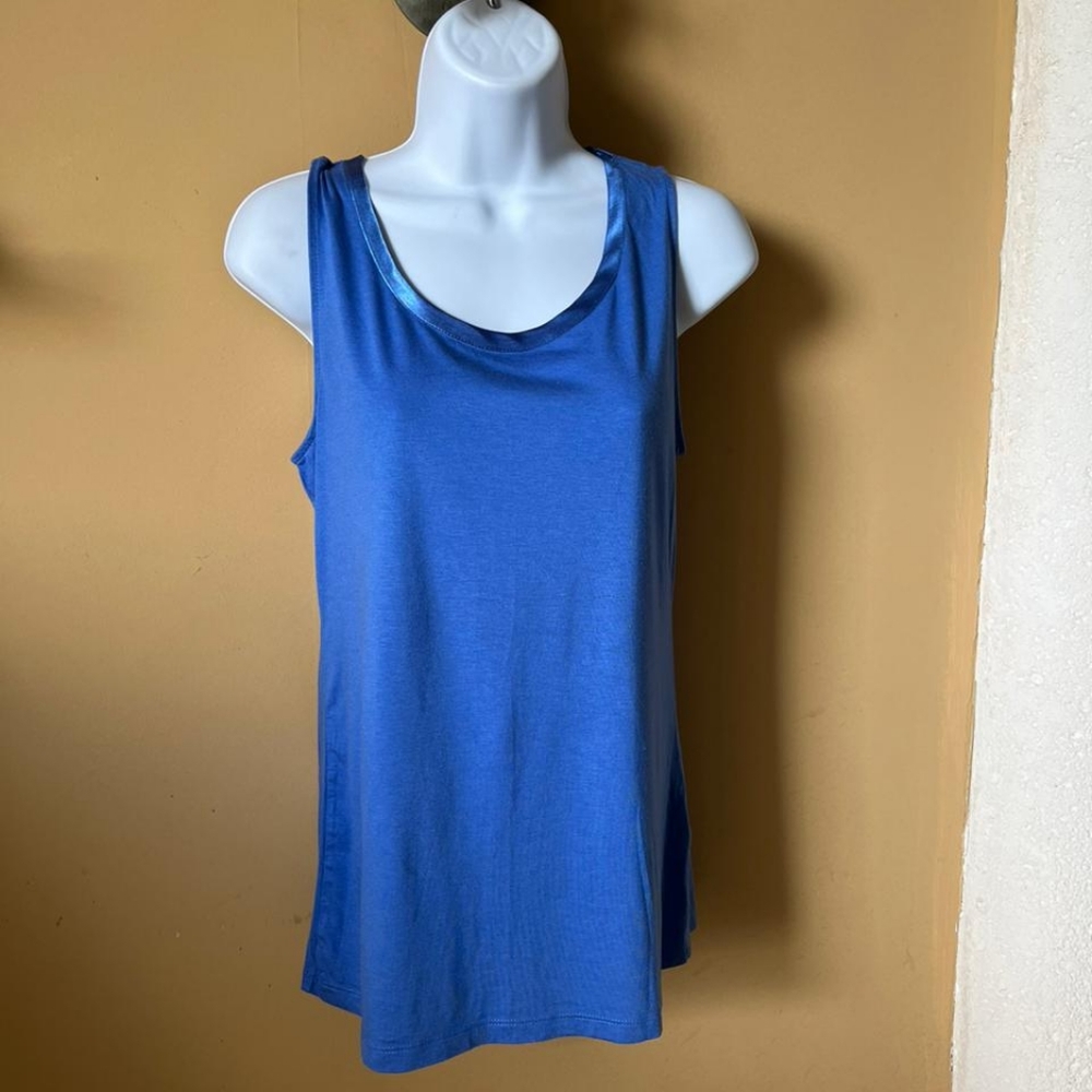 BANANA REPUBLIC Sleeveless Women's Blue Blouse